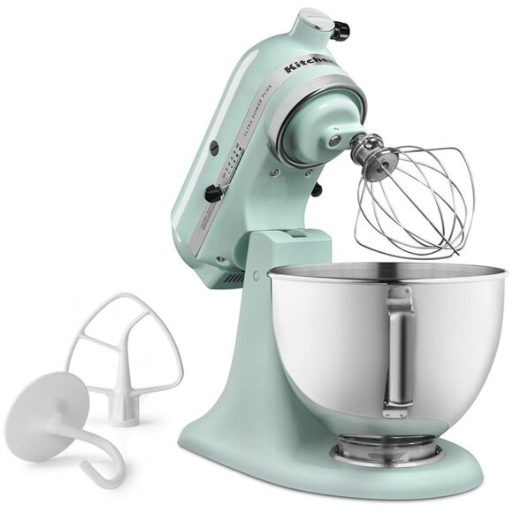 NIB KitchenAid tilt-head stand mixer 4.5 quart Ultra Power® Plus Series Ice Blue - Picture 3 of 4